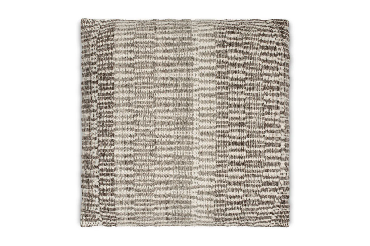 Aahna Wool Cushion Cover - Charcoal - Image 7