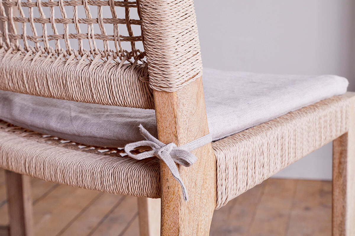 Aamani Mango Wood & Cord Counter Chair - Natural - Image 7