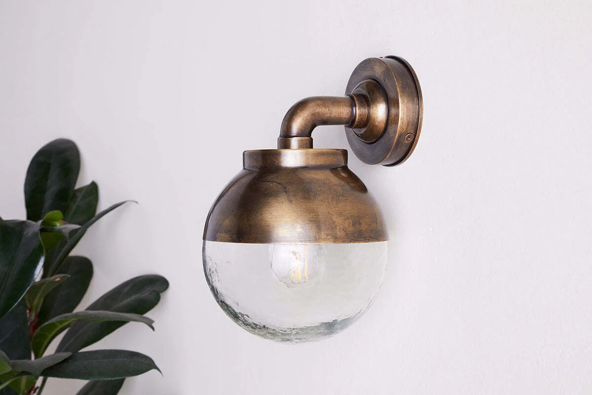 Abeo Outdoor Wall Lamp - Antique Brass - Image 2