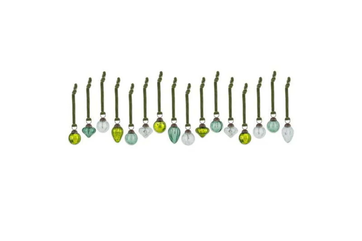 Adisa Bauble Jar - Mixed Green & Clear (Set of 16) - Image 6