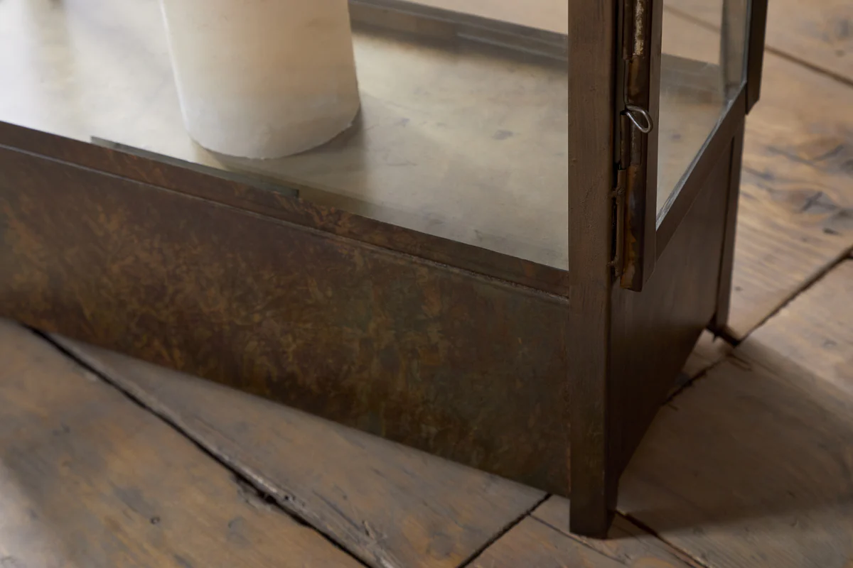 Akoko Wide Lantern - Brown Patina - Image 2