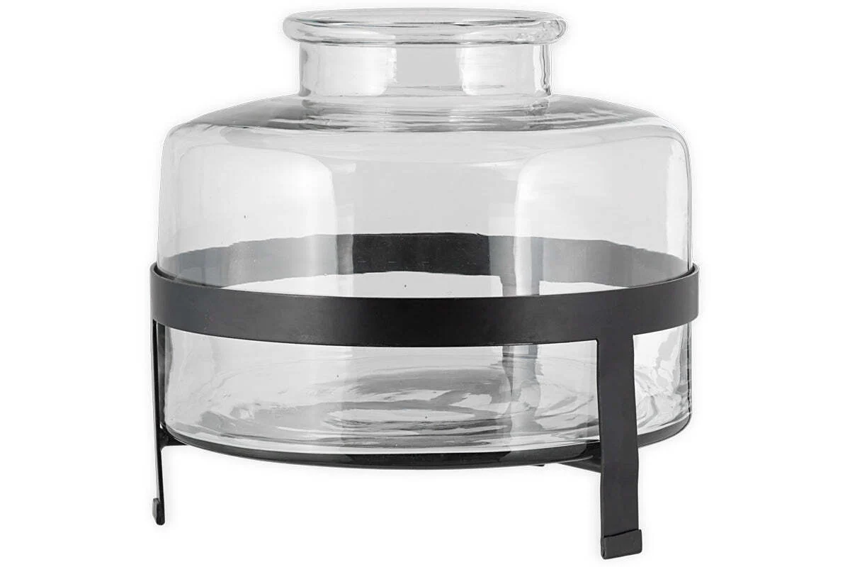 Akoro Recycled Glass Vase - Clear - Image 7