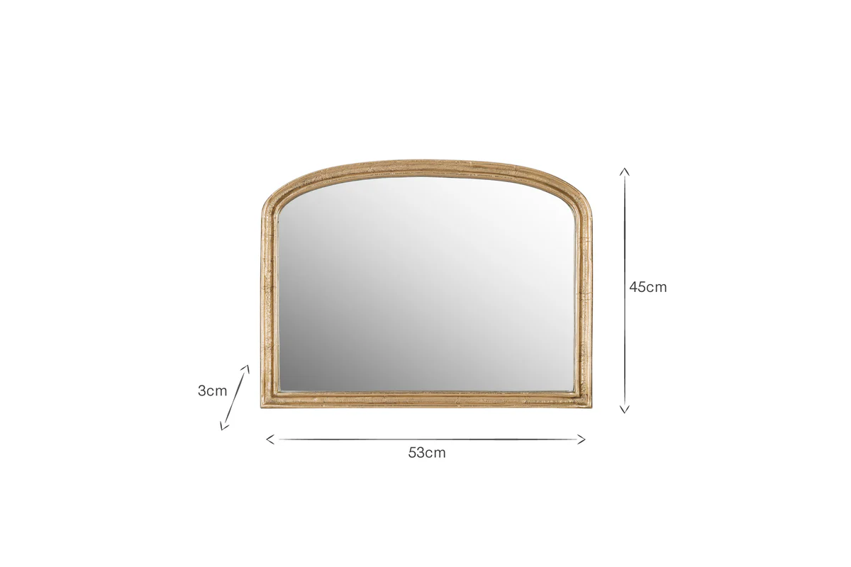 Almora Wall Mirror - Antique Brass - Extra Small - Image 7
