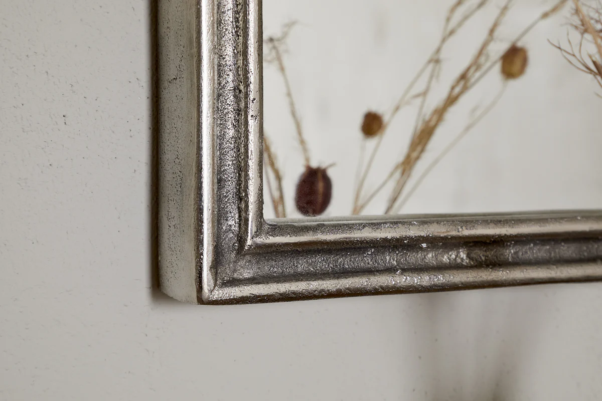 Almora Wall Mirror - Antique Nickle - Image 6