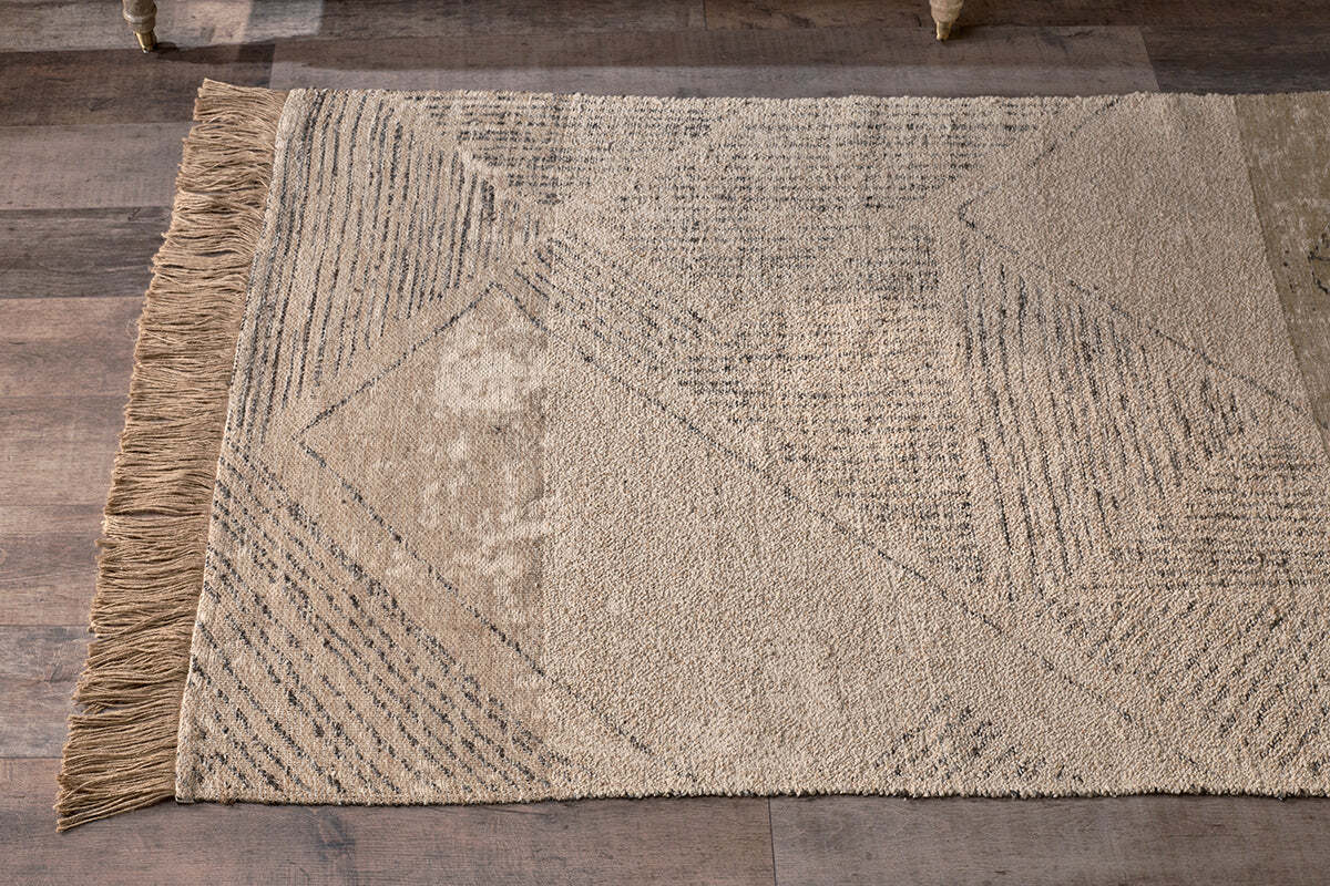 Anaisha Cotton & Jute Rug - Natural & Grey - Image 3