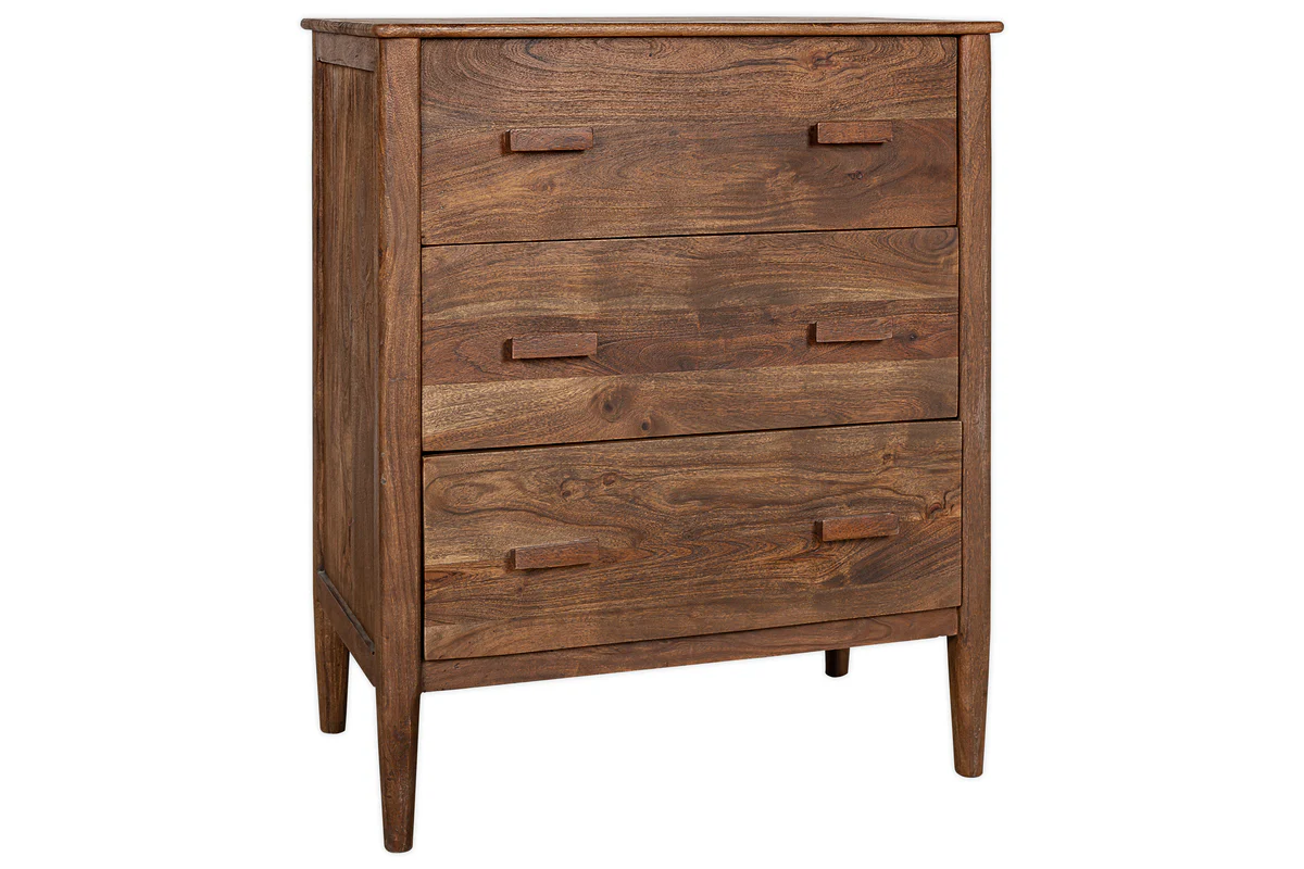 Anbu Acacia Chest of Drawers - Washed Walnut - Image 10