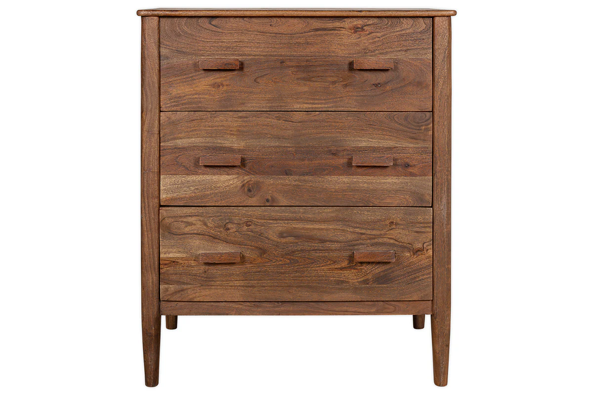 Anbu Acacia Chest of Drawers - Washed Walnut - Image 9