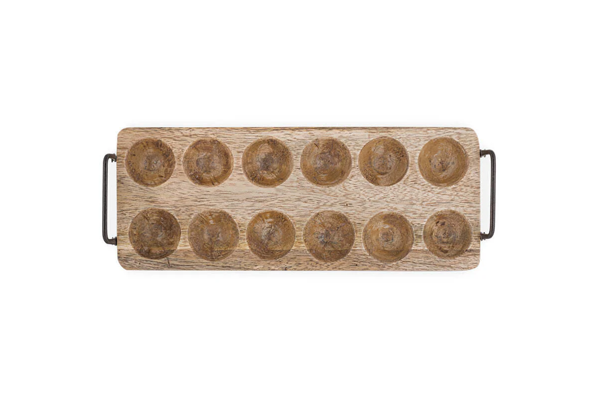 Anda Mango Wood Egg Holder - Natural - Image 6