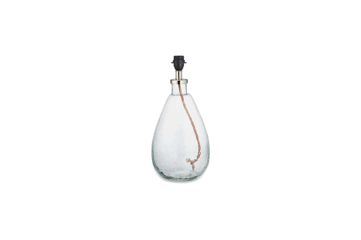 Baba Recycled Glass Lamp - Clear - Small Tall - Image 4