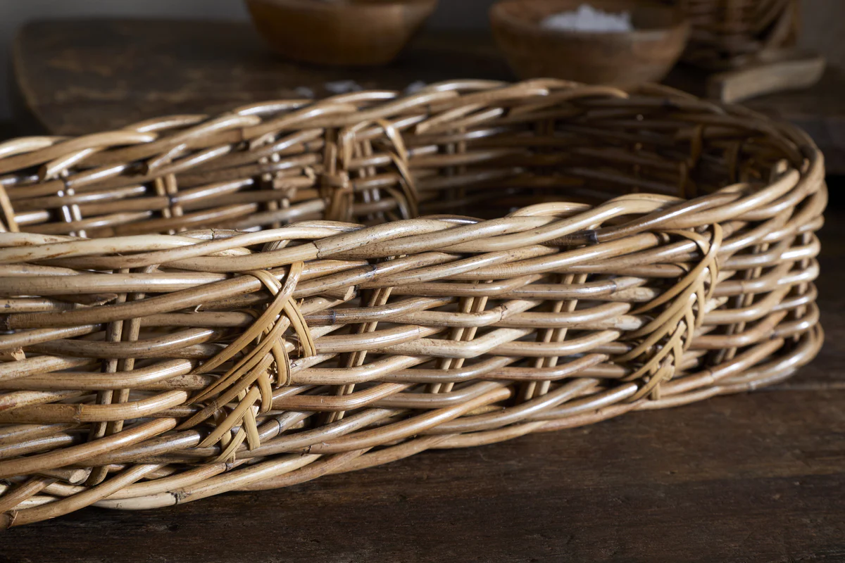 Bersama Rattan Bread Basket - Natural - Image 3
