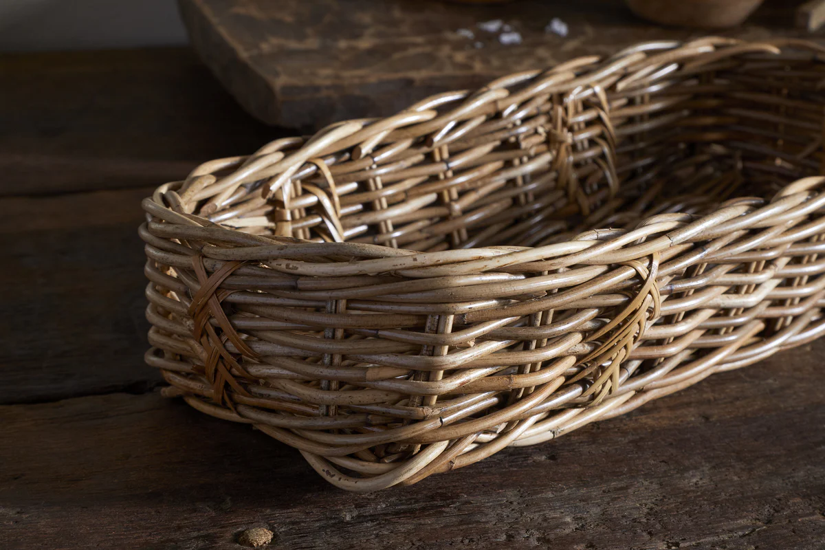 Bersama Rattan Bread Basket - Natural - Image 4