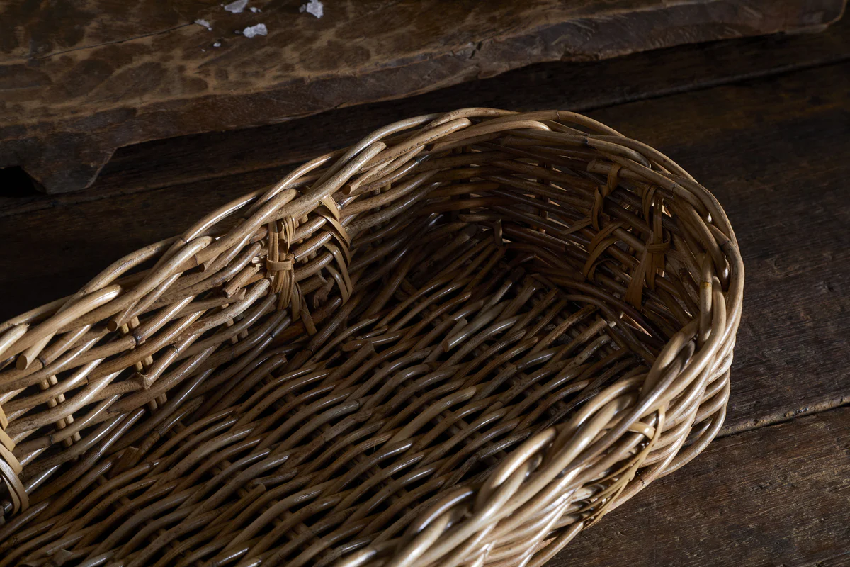 Bersama Rattan Bread Basket - Natural - Image 5