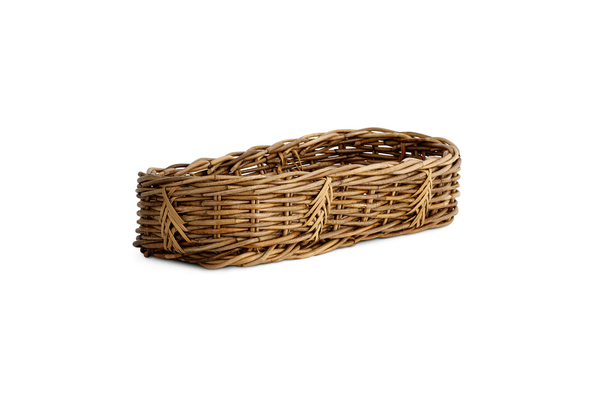 Bersama Rattan Bread Basket - Natural - Image 7