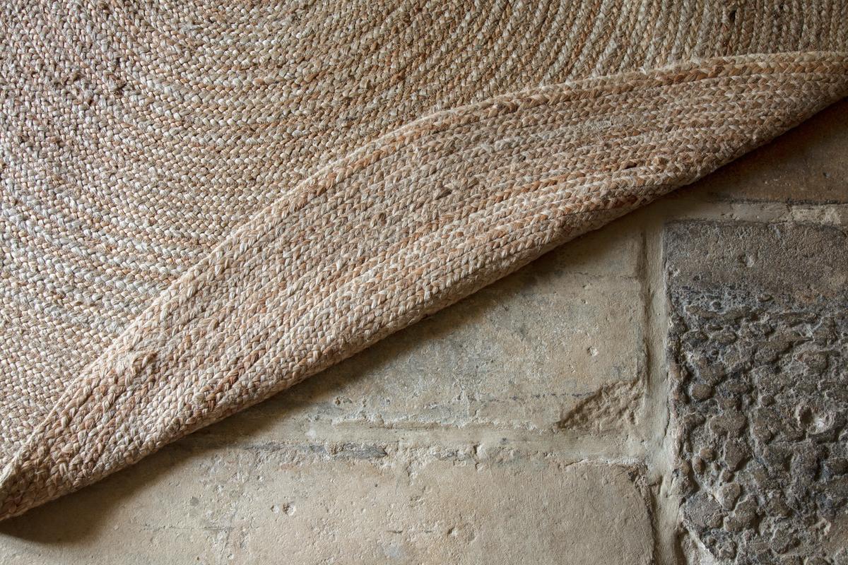 Braided Hemp Rug - Round - Image 3