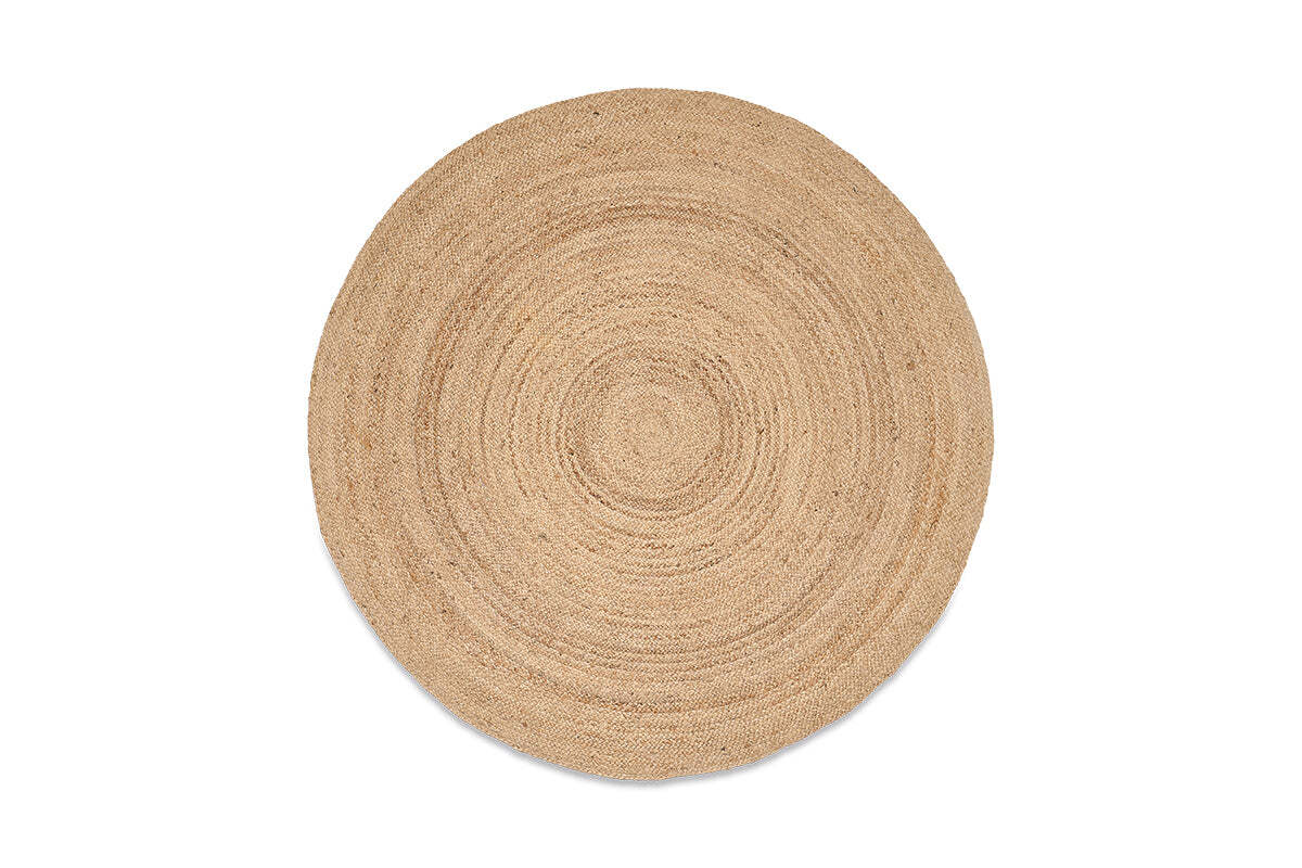 Braided Hemp Rug - Round - Image 5