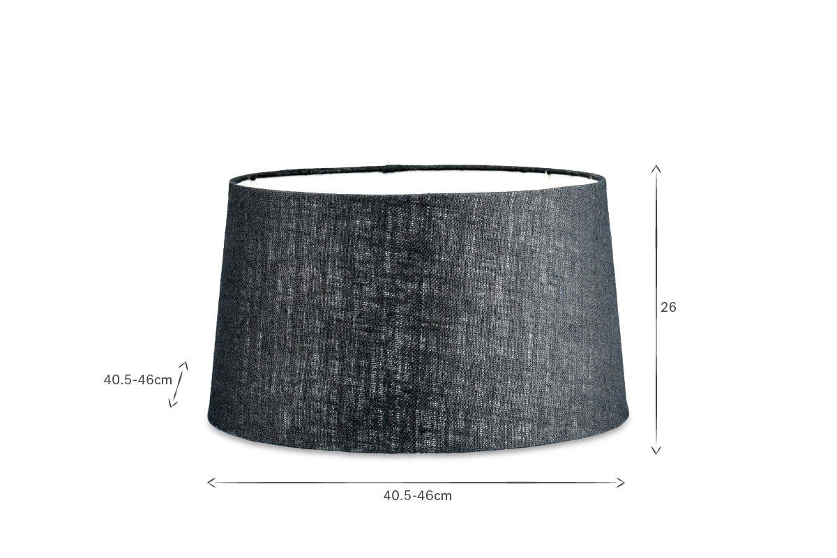 Dia Jute Lampshade - Ink - Image 11