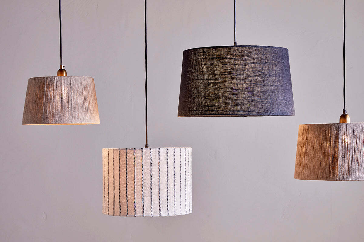 Dia Jute Lampshade - Ink - Image 6