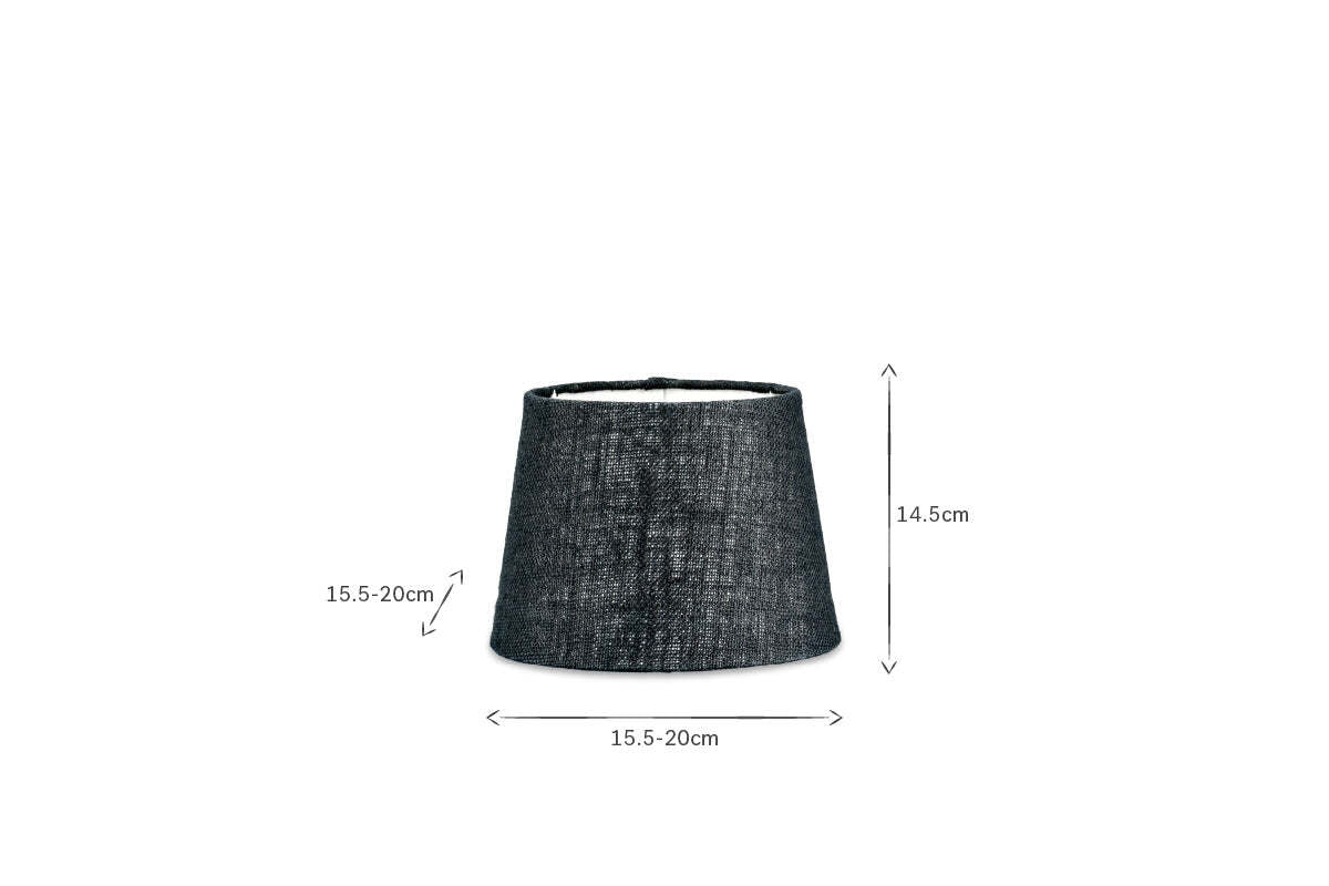Dia Jute Lampshade - Ink - Image 8