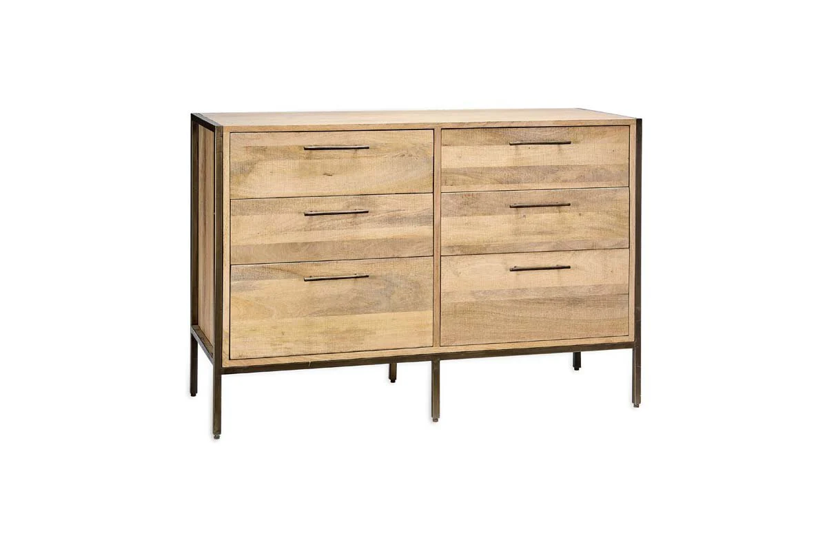 Dasai Mango Wood Chest of Drawers - Image 6