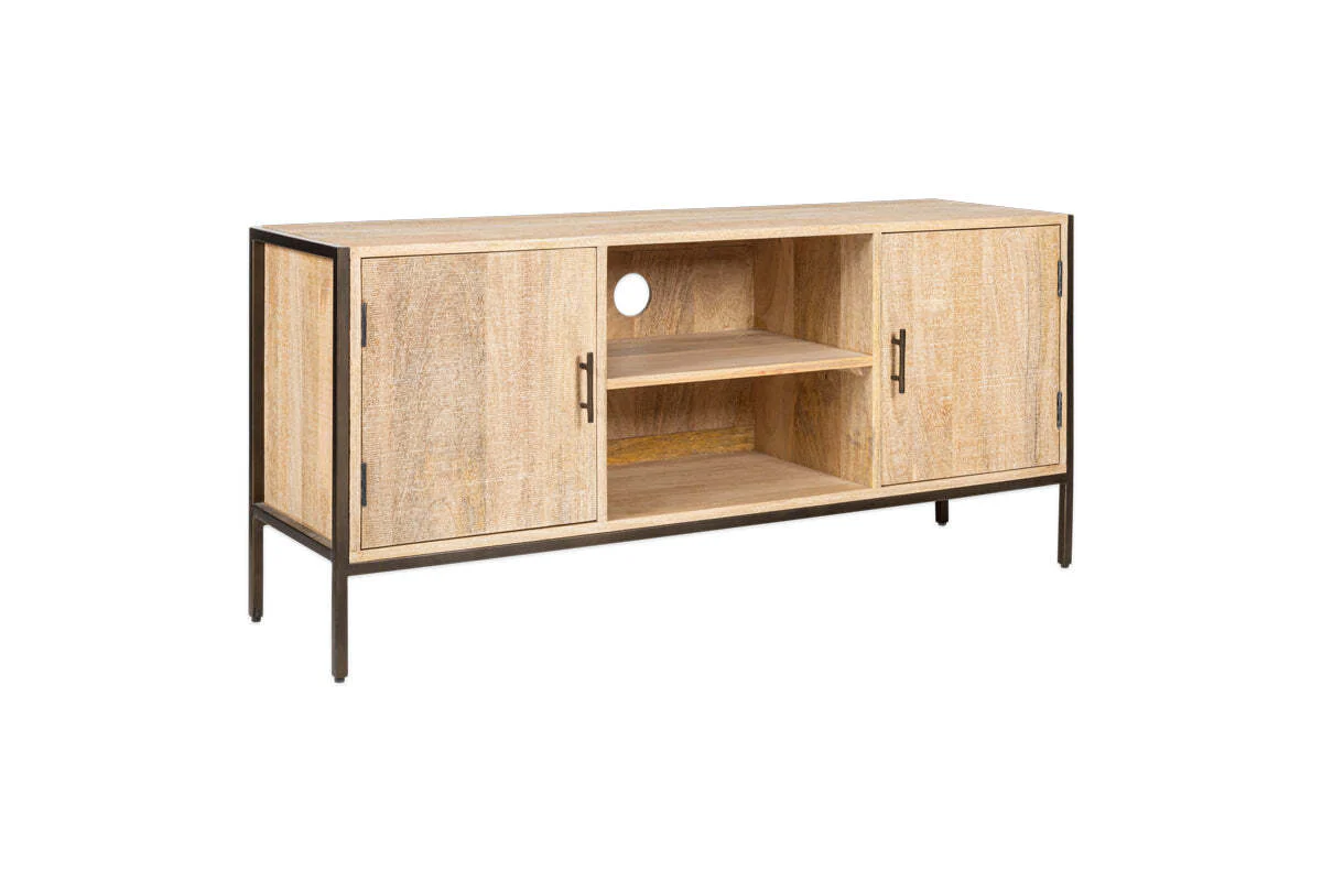 Dasai Mango Wood Media Unit - Image 8