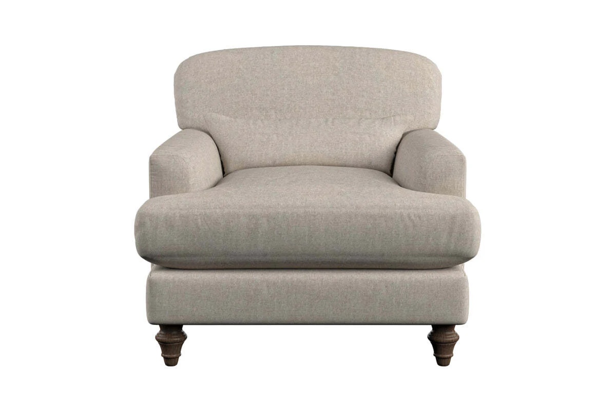 Deni Armchair - Brera Linen Charcoal - Image 3