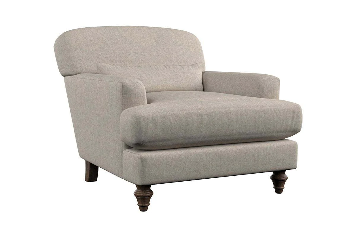 Deni Armchair - Brera Linen Charcoal - Image 4