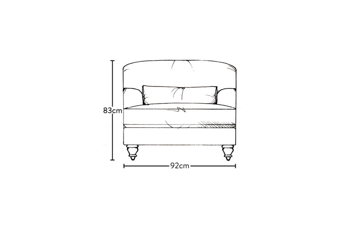 Deni Armchair - Brera Linen Dusk - Image 7