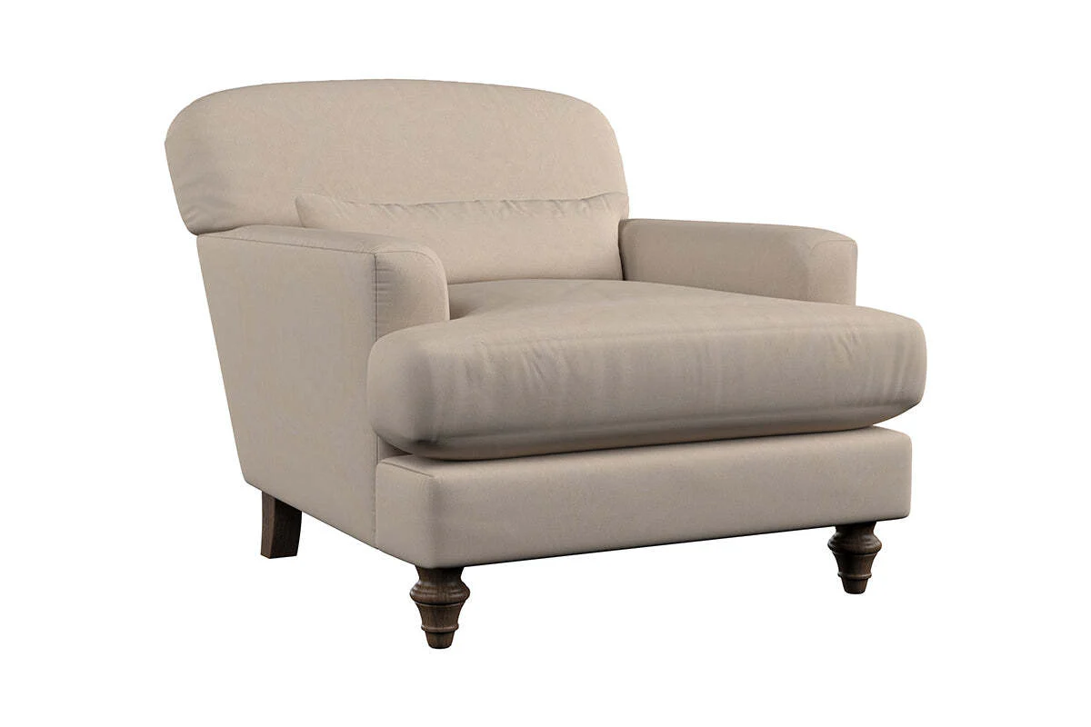 Deni Armchair - Recycled Cotton Mocha - Image 4