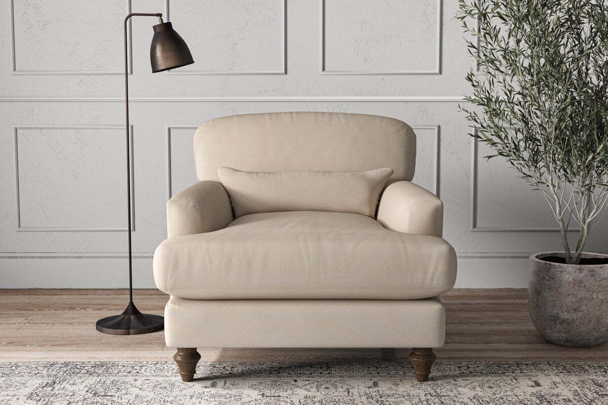Deni Armchair - Recycled Cotton Natural