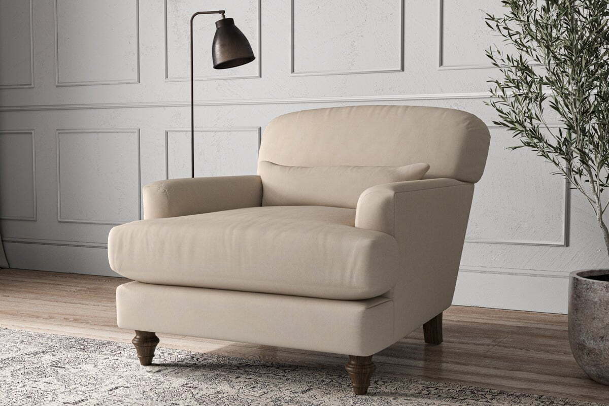 Deni Armchair - Recycled Cotton Natural - Image 2