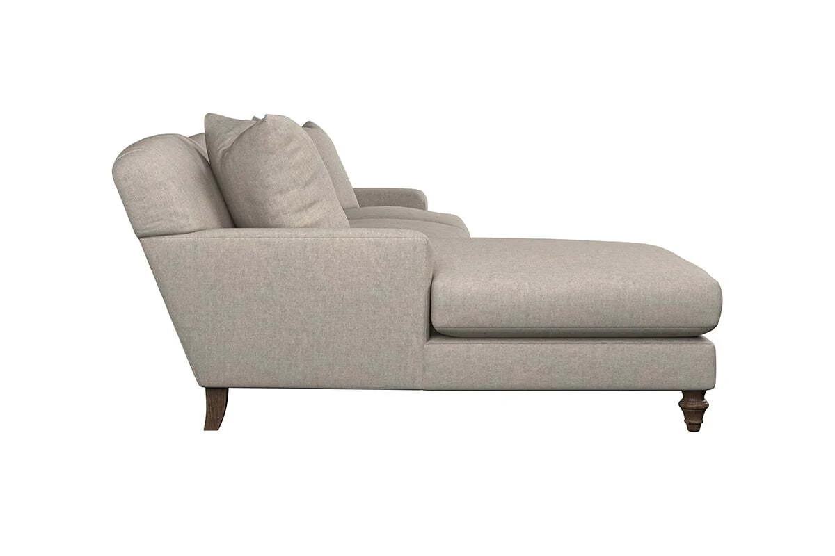 Deni Grand Left Hand Chaise Sofa - Brera Linen Natural - Image 4