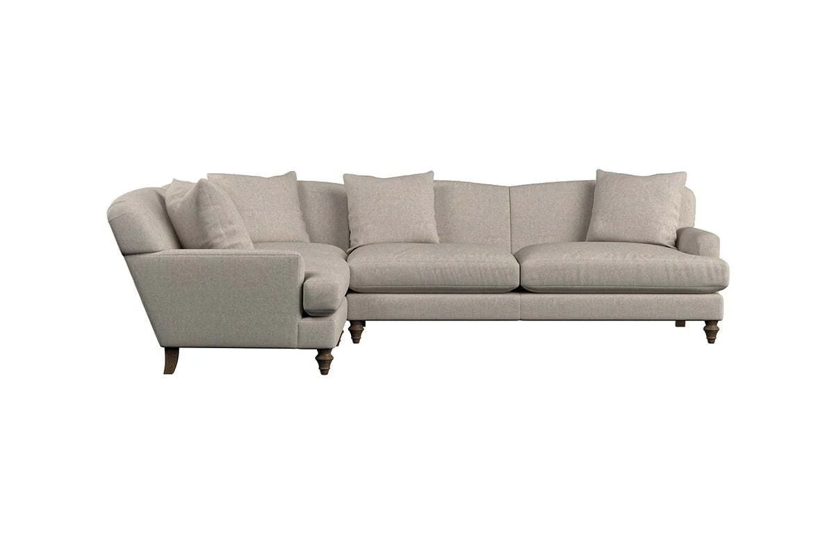 Deni Grand Left Hand Corner Sofa - Brera Linen Indigo - Image 3