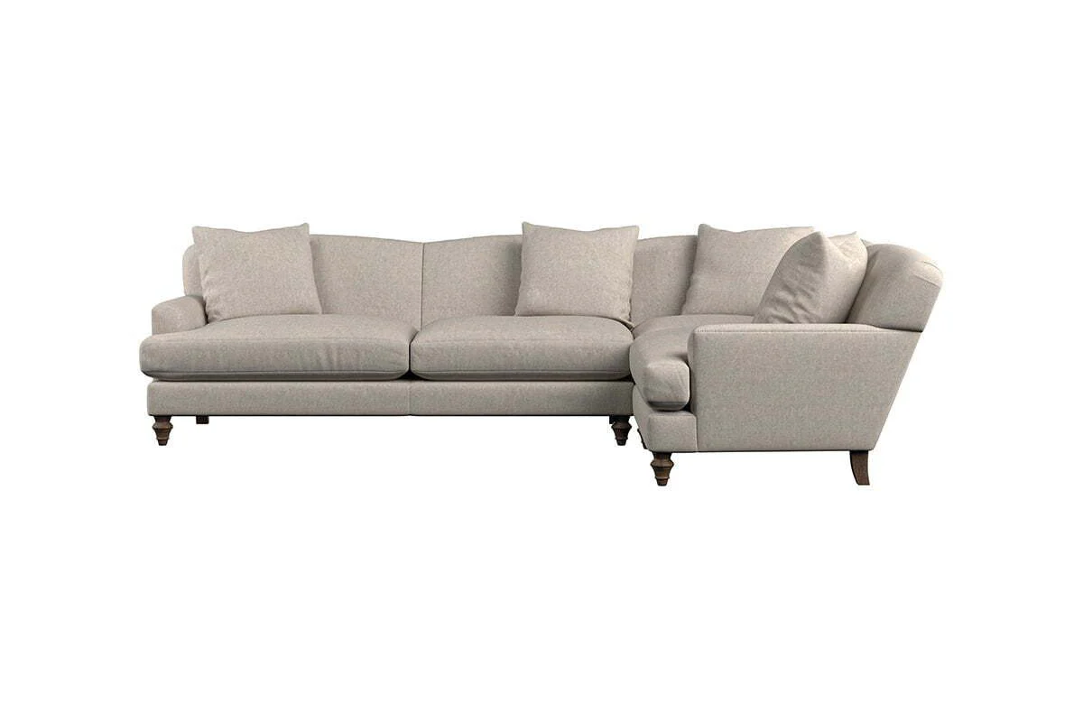 Deni Grand Right Hand Corner Sofa - Brera Linen Smoke - Image 3