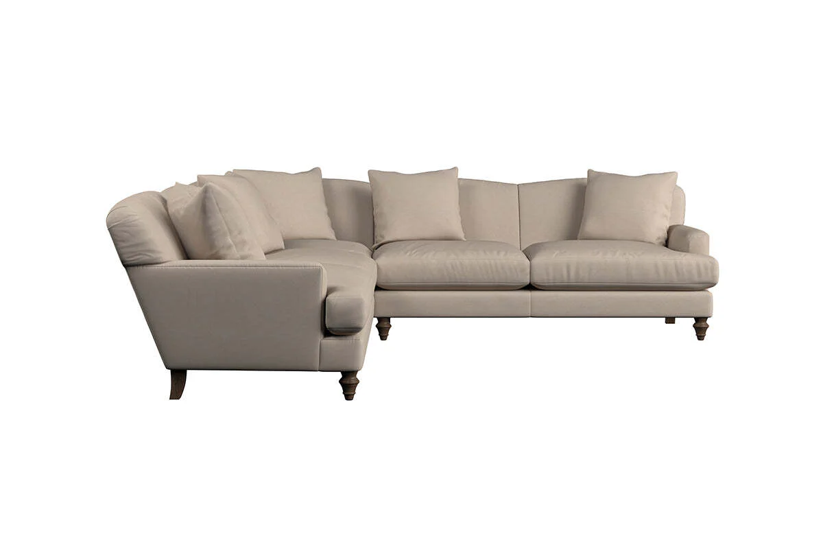 Deni Large Corner Sofa - Recycled Cotton Mocha - Image 3
