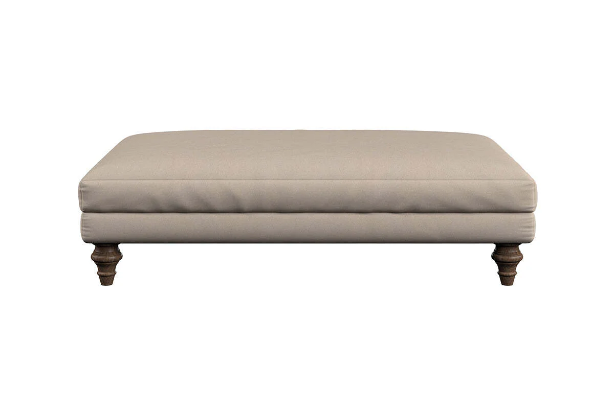 Deni Large Footstool - Recycled Cotton Fatigue - Image 3
