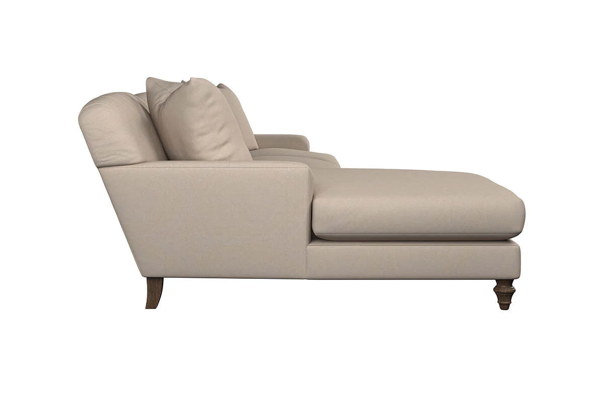 Deni Large Left Hand Chaise Sofa - Recycled Cotton Seaspray - Image 4