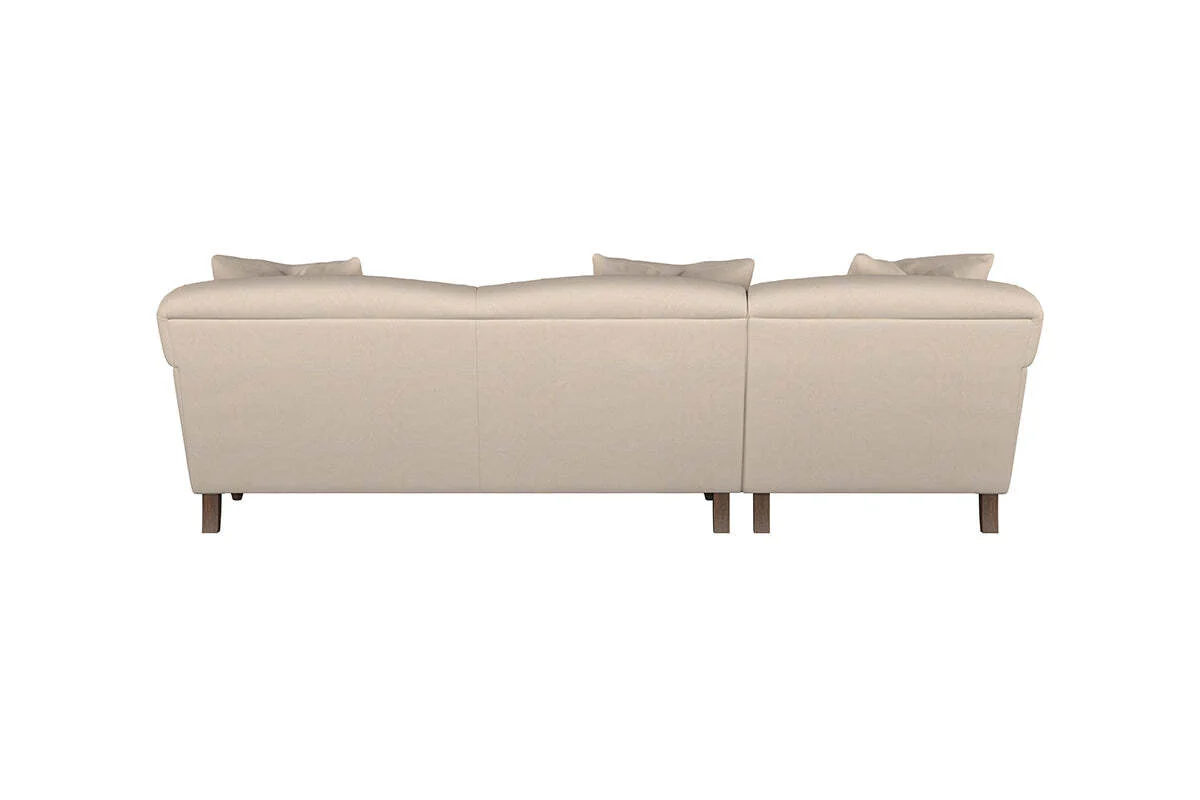 Deni Large Left Hand Chaise Sofa - Recycled Cotton Seaspray - Image 5