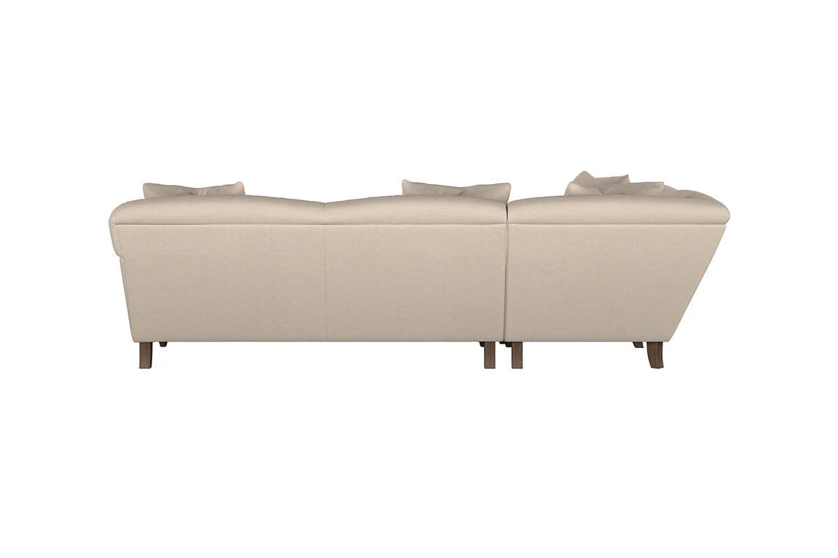 Deni Large Left Hand Corner Sofa - Recycled Cotton Mocha - Image 5