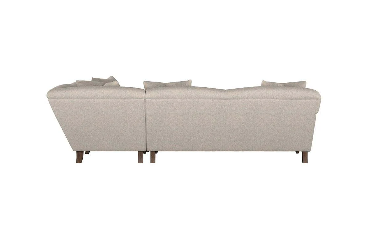 Deni Large Right Hand Corner Sofa - Brera Linen Charcoal - Image 4