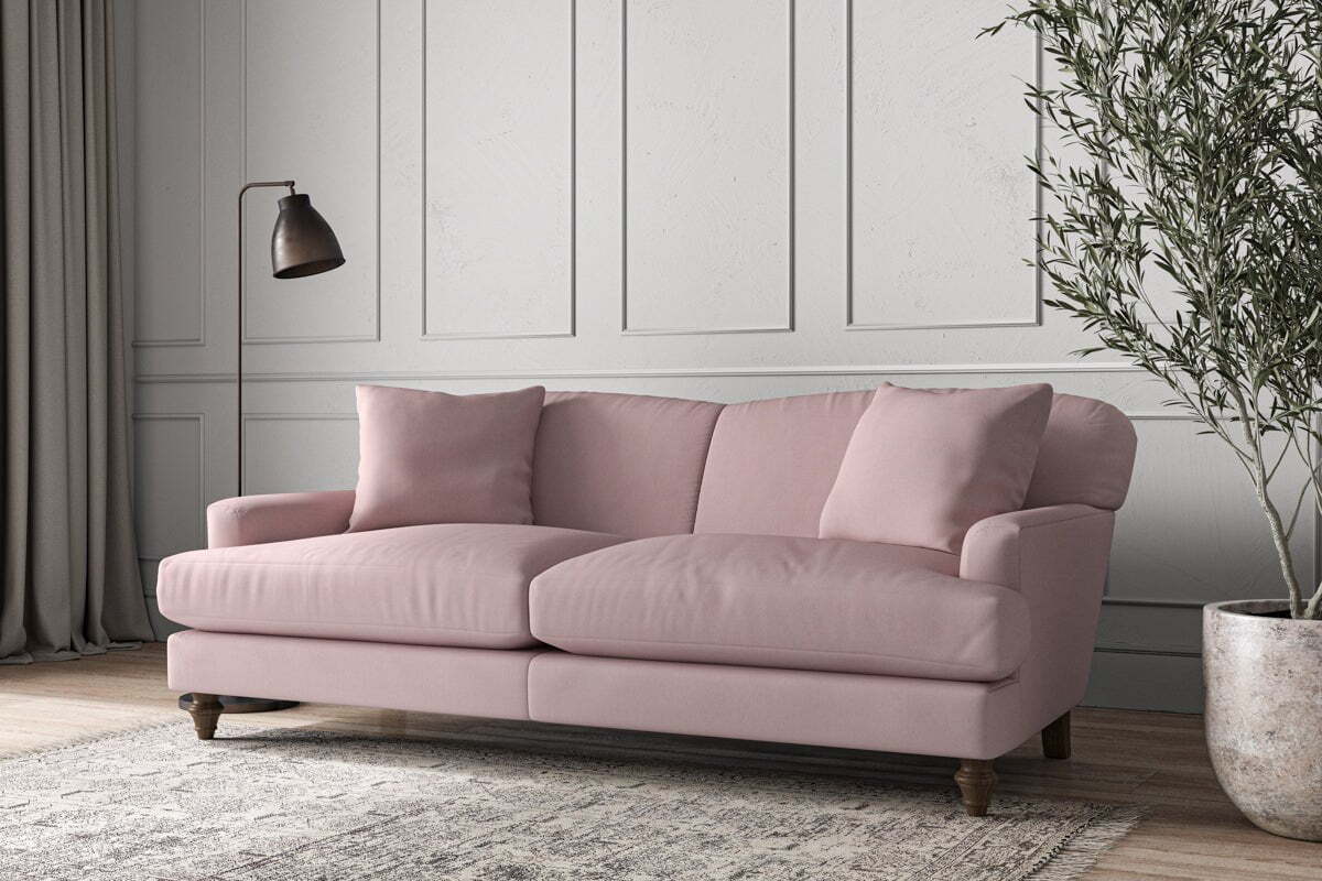 Deni Large Sofa - Recycled Cotton Lavender - Image 2