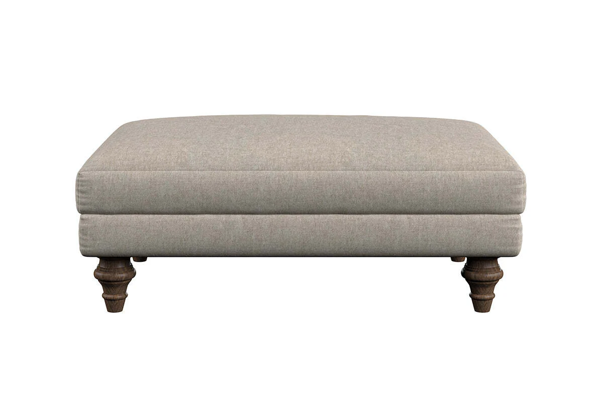 Deni Medium Footstool - Brera Linen Granite - Image 4