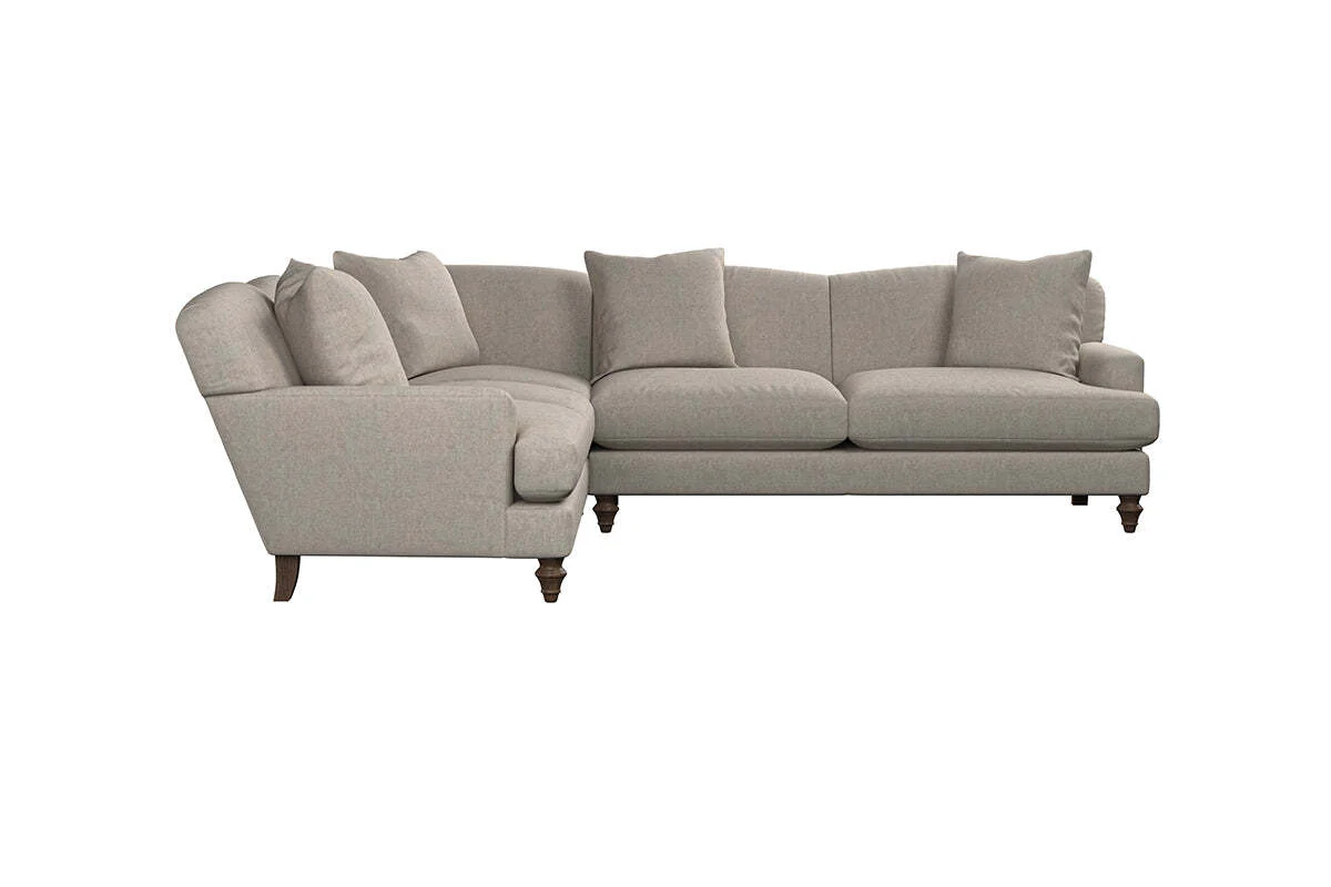 Deni Super Grand Left Hand Corner Sofa - Brera Linen Jade - Image 3