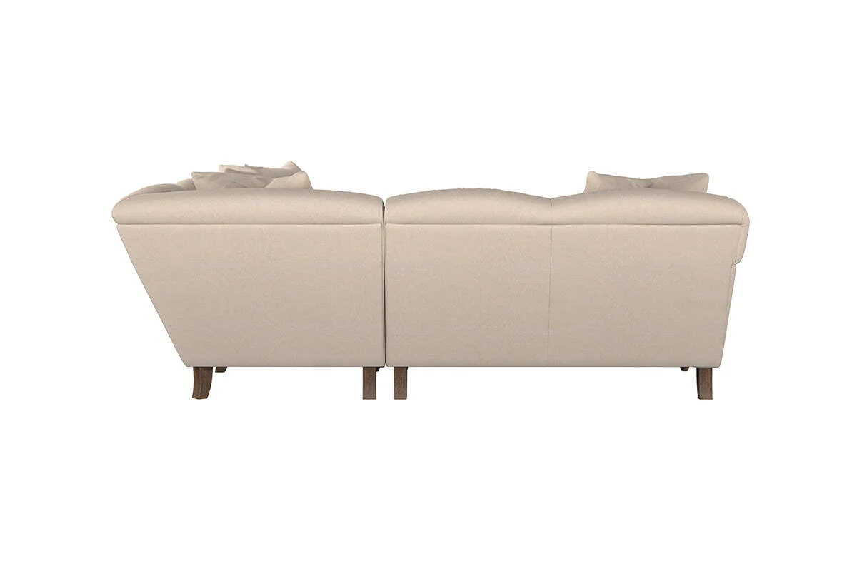 Deni Super Grand Right Hand Corner Sofa - Recycled Cotton Fatigue - Image 5