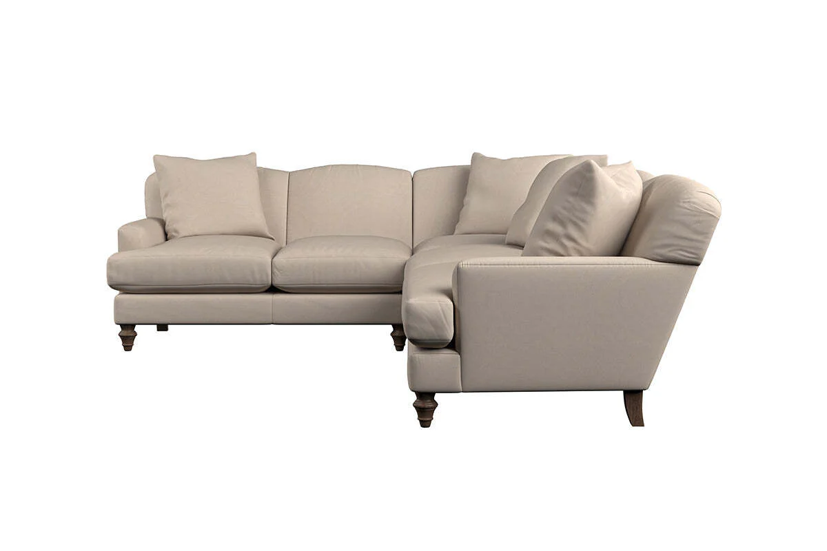 Deni Super Grand Left Hand Corner Sofa - Recycled Cotton Flax - Image 4