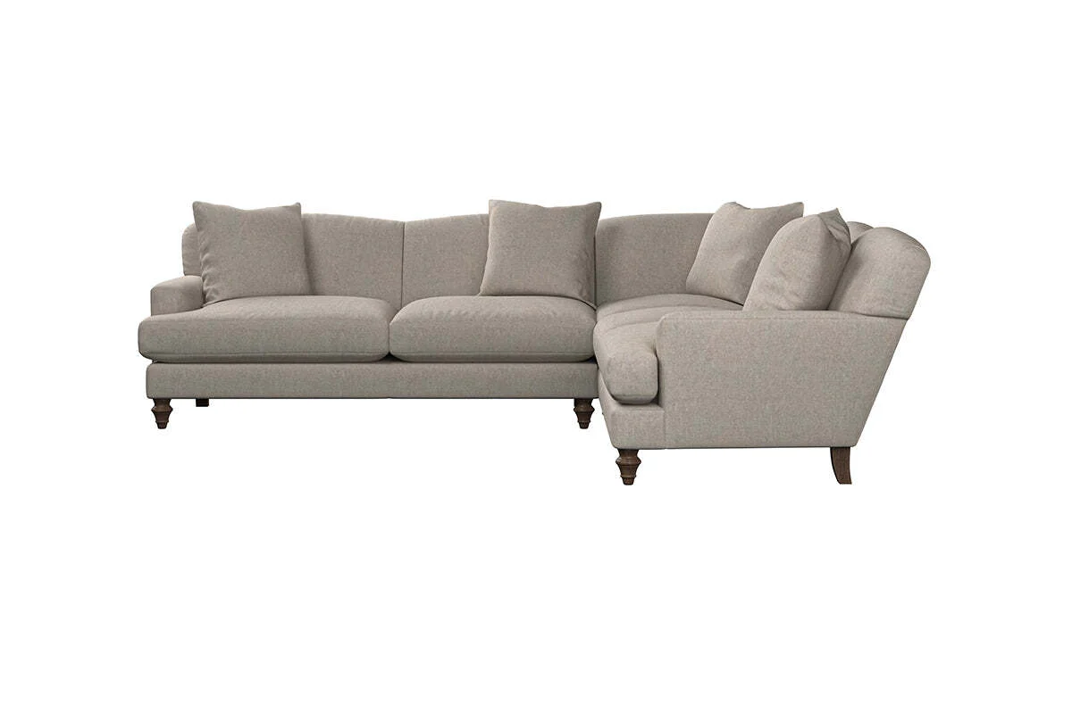 Deni Super Grand Right Hand Corner Sofa - Brera Linen Smoke - Image 3