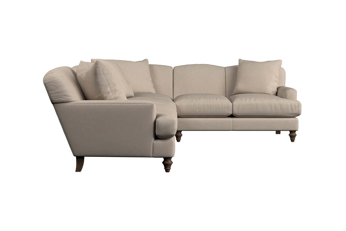 Deni Super Grand Right Hand Corner Sofa - Recycled Cotton Horizon - Image 4
