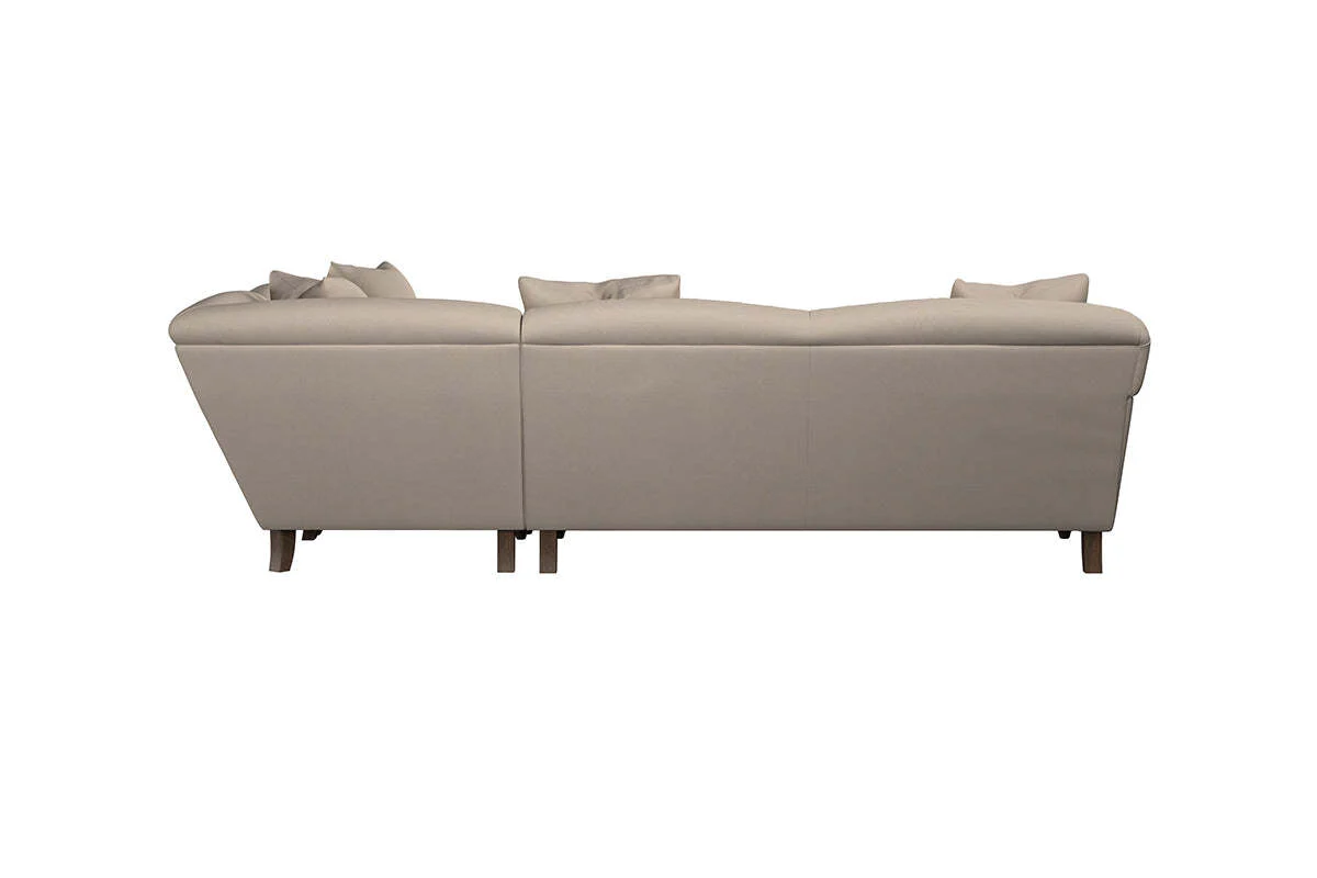 Deni Super Grand Right Hand Corner Sofa - Recycled Cotton Lavender - Image 5