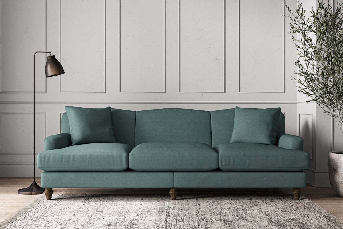 Deni Super Grand Sofa - Recycled Cotton Airforce - Image 2