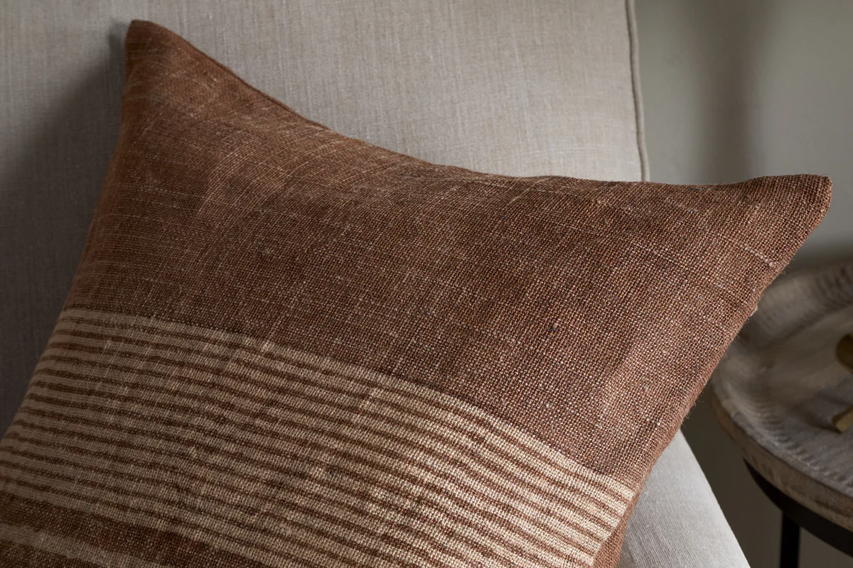 Eesha Jute Cushion Cover - Rust - Image 5