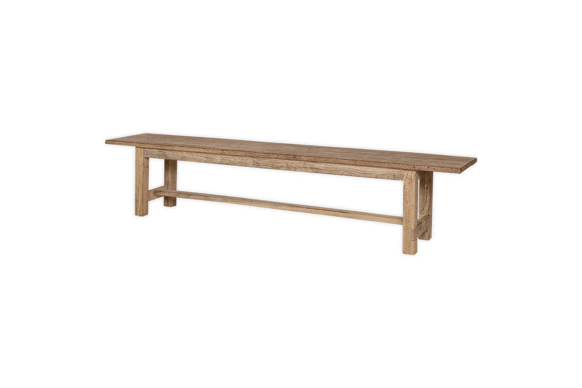 Fioni Reclaimed Wood Bench - Natural - Image 11